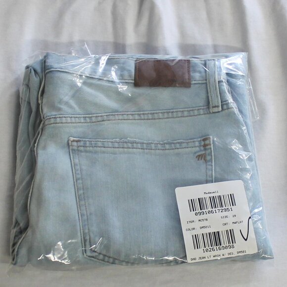 Madewell The Dadjean Greenvale Wash Ripped Edition - Picture 5 of 5